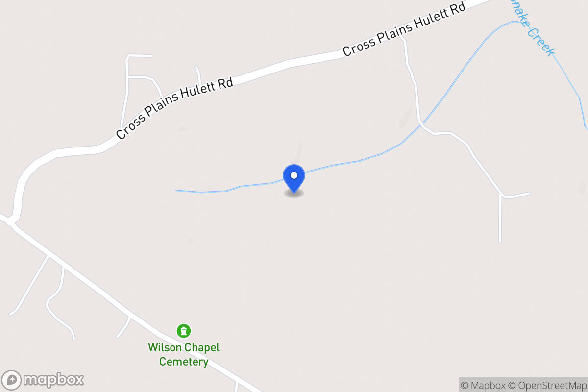 Map of 2338 Cross Plains Hulett Rd