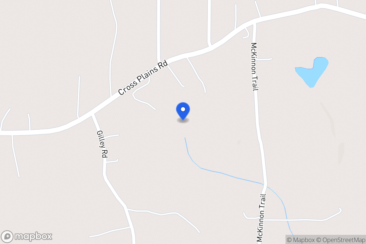 Map of 1019 Cross Plains Rd