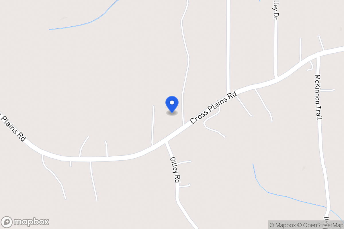Map of 940 Cross Plains Rd