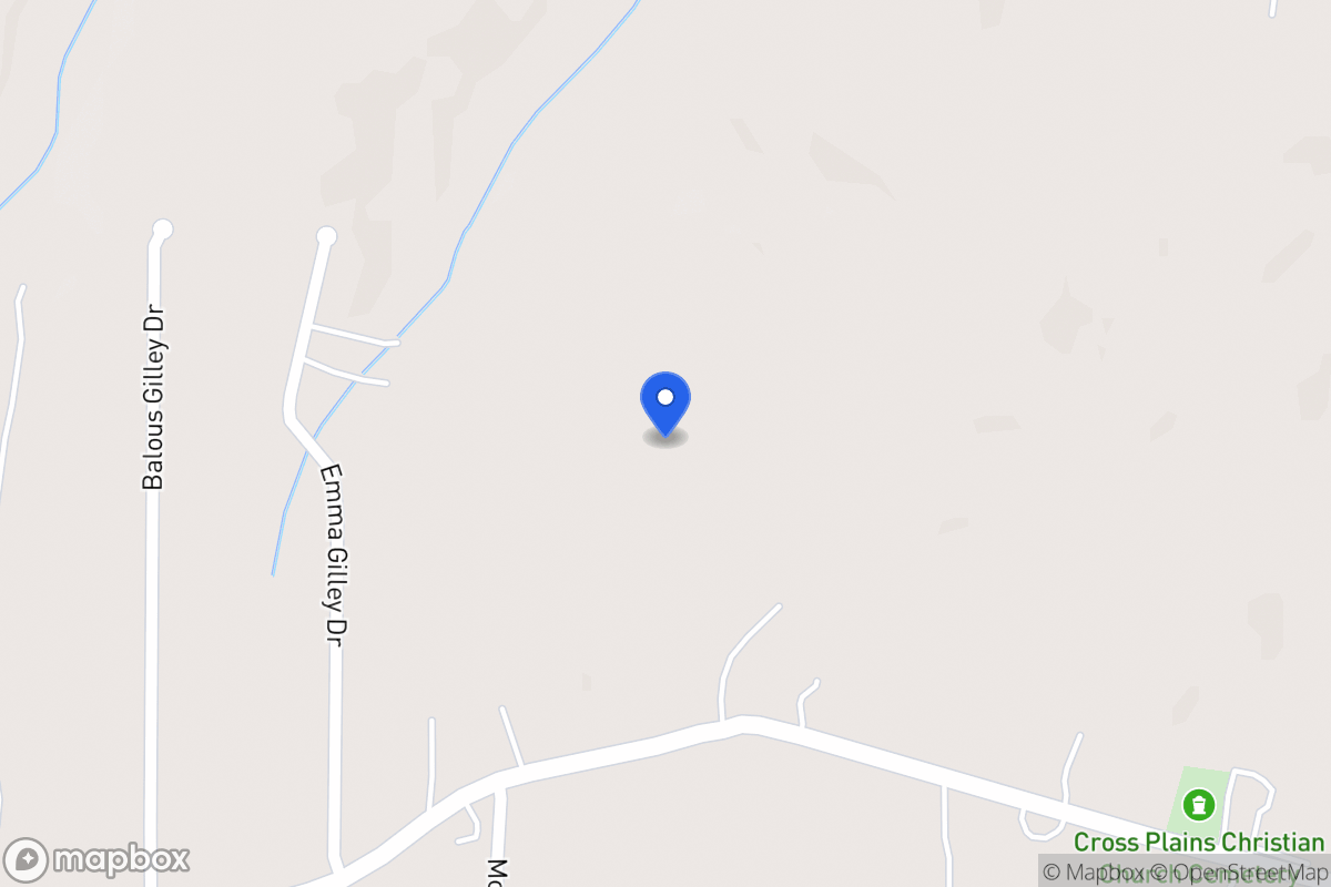 Map of 1128 Cross Plains Rd