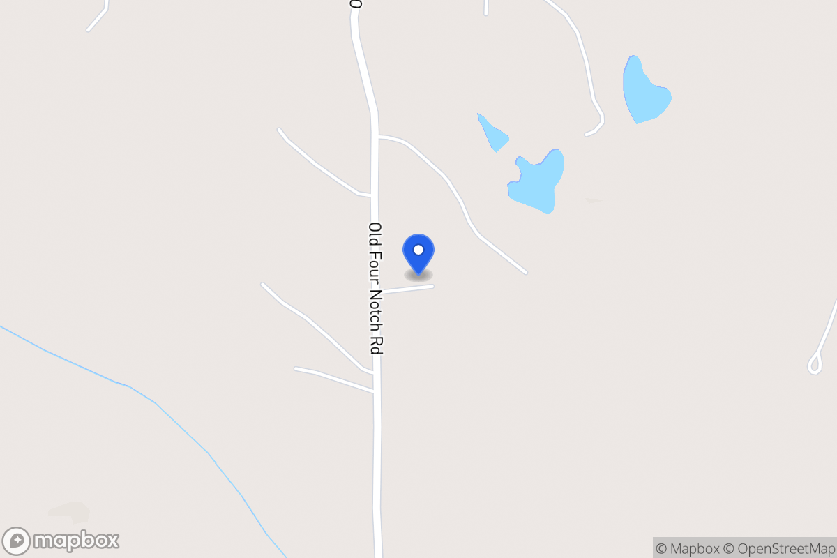 Map of 893 Old Four Notch Rd