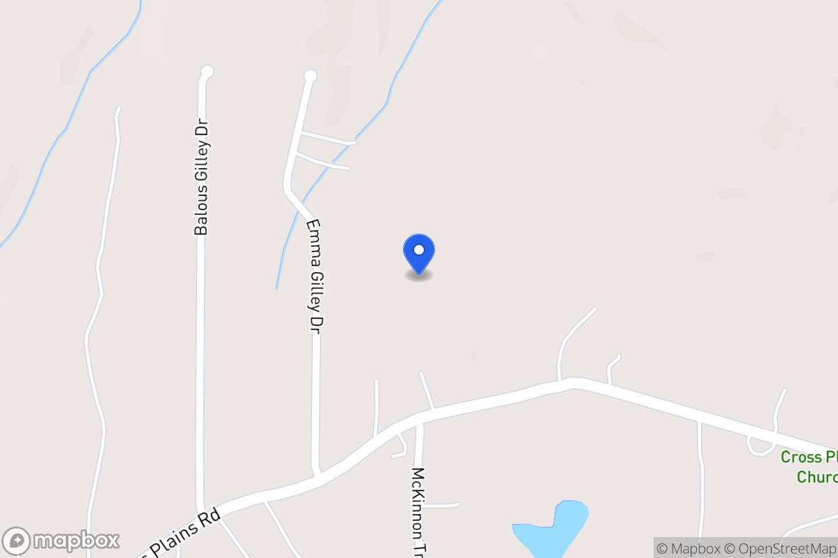 Map of 1116 Cross Plains Rd