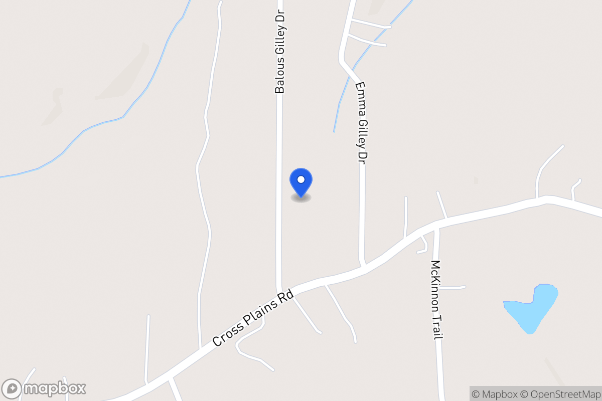 Map of 155 Balouse Gilley Dr