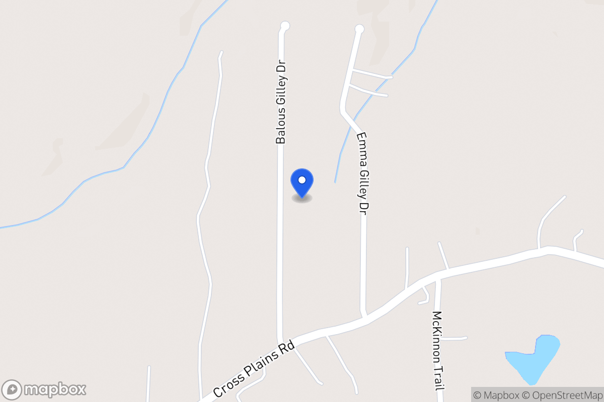 Map of 185 Balouse Gilley Dr