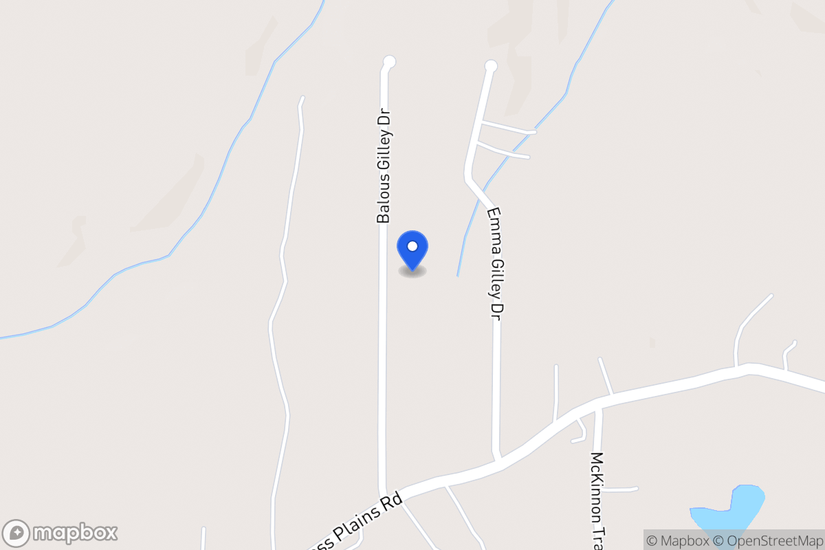 Map of 195 Balouse Gilley Dr