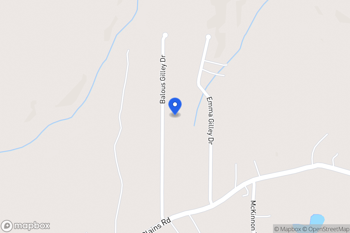 Map of 205 Balouse Gilley Dr