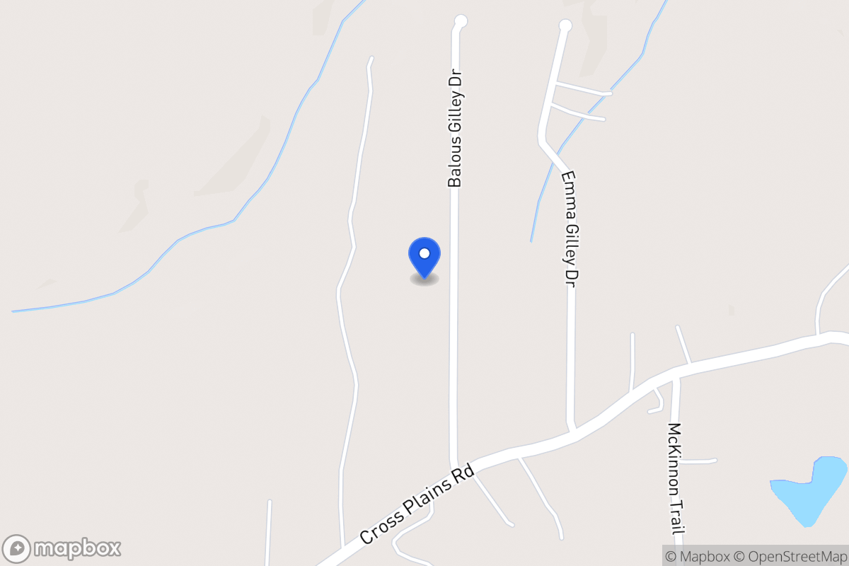 Map of 180 Balouse Gilley Dr
