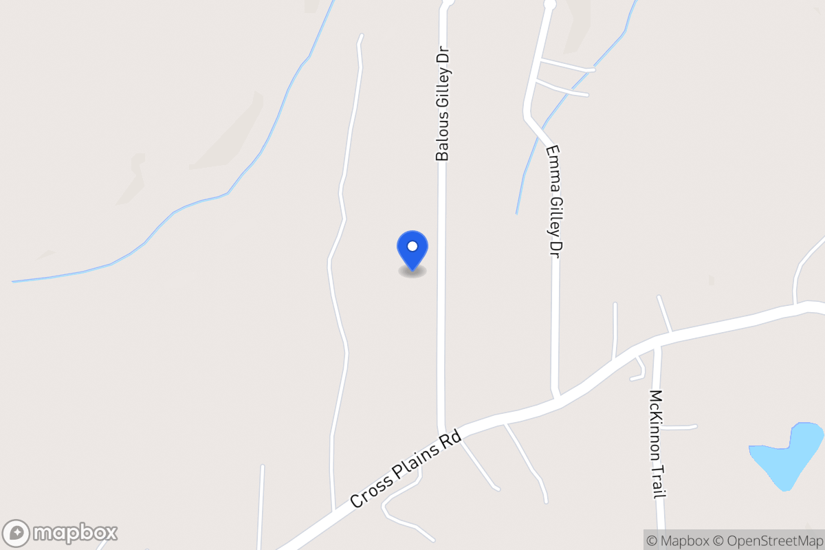 Map of 170 Balouse Gilley Dr