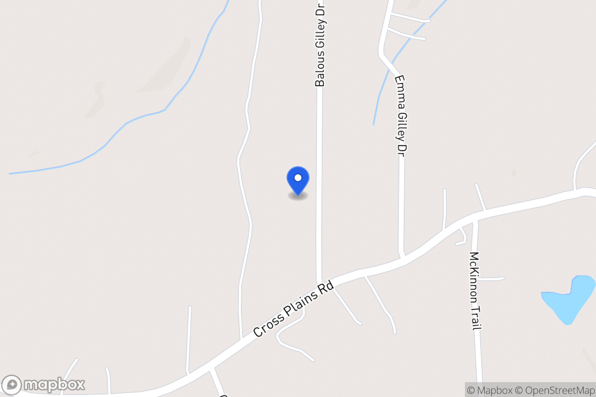 Map of 150 Balouse Gilley Dr