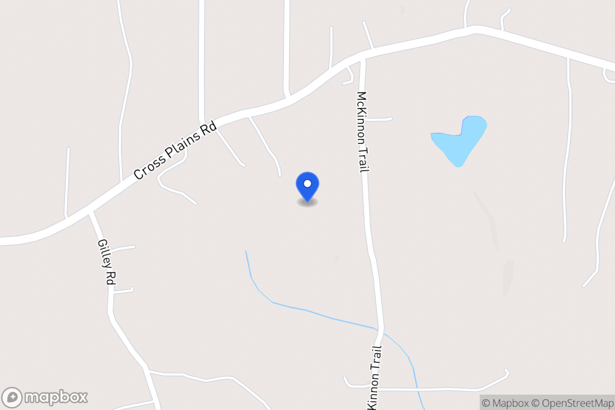 Map of 1085 Cross Plains Rd