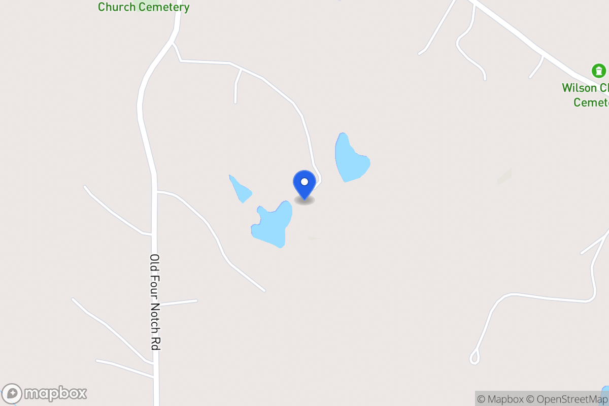 Map of 1001 Old Four Notch Rd