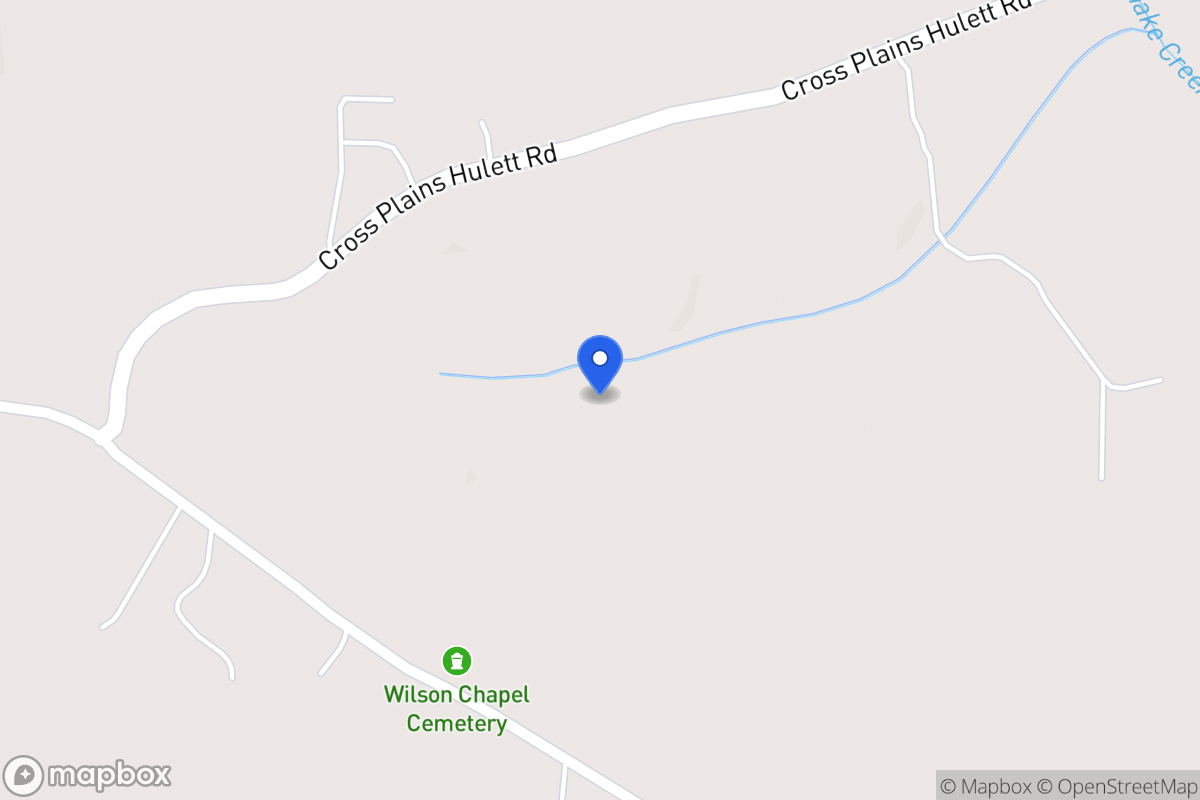 Map of 2342 Cross Plains Hulett Rd