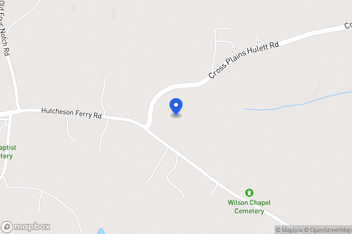 Map of 2480 Cross Plains Hulett Rd