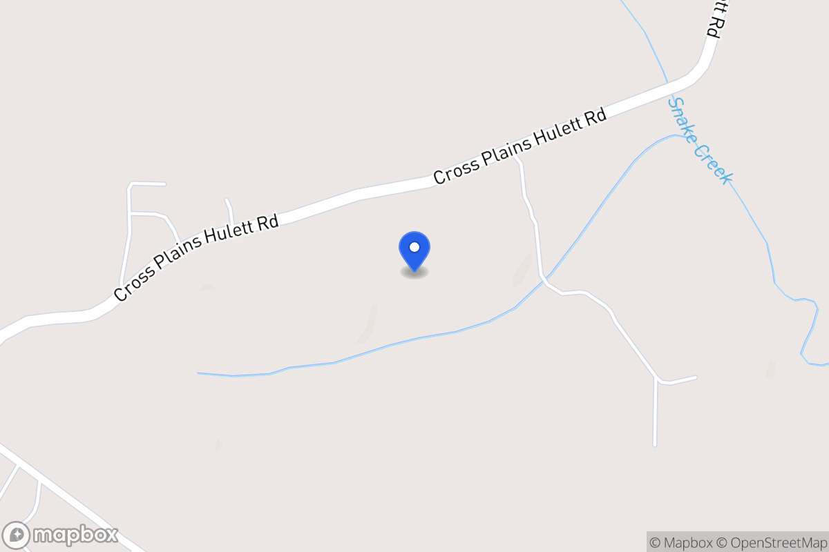Map of 2326 Cross Plains Hulett Rd