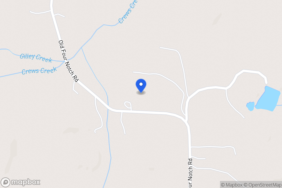 Map of 403 Old Four Notch Rd