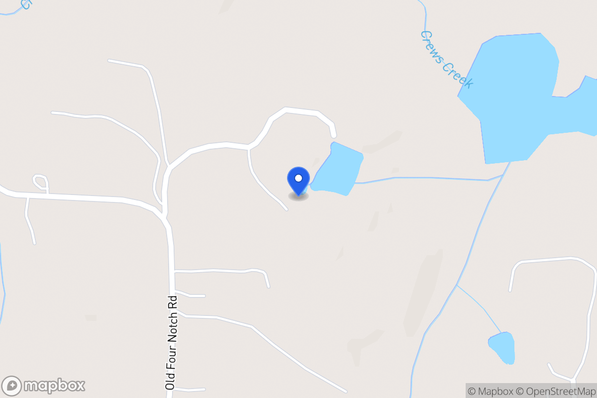 Map of 325 Old Four Notch Rd