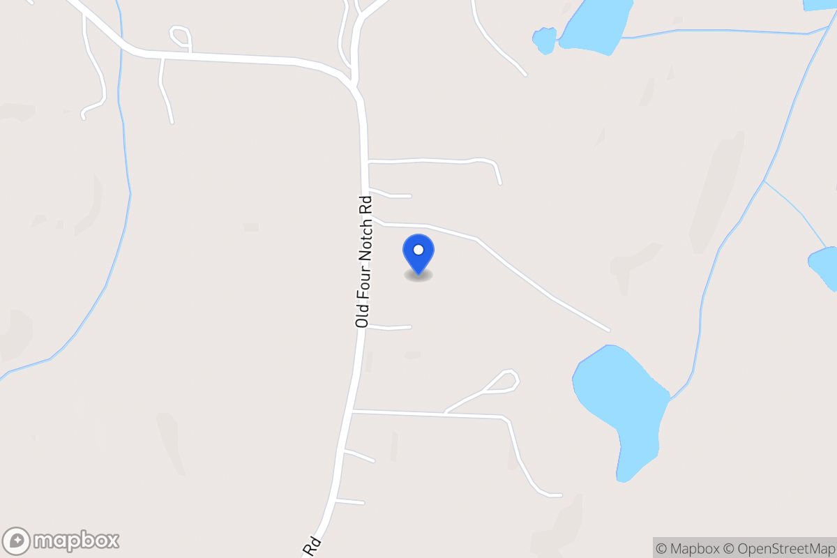 Map of 247 Old Four Notch Rd