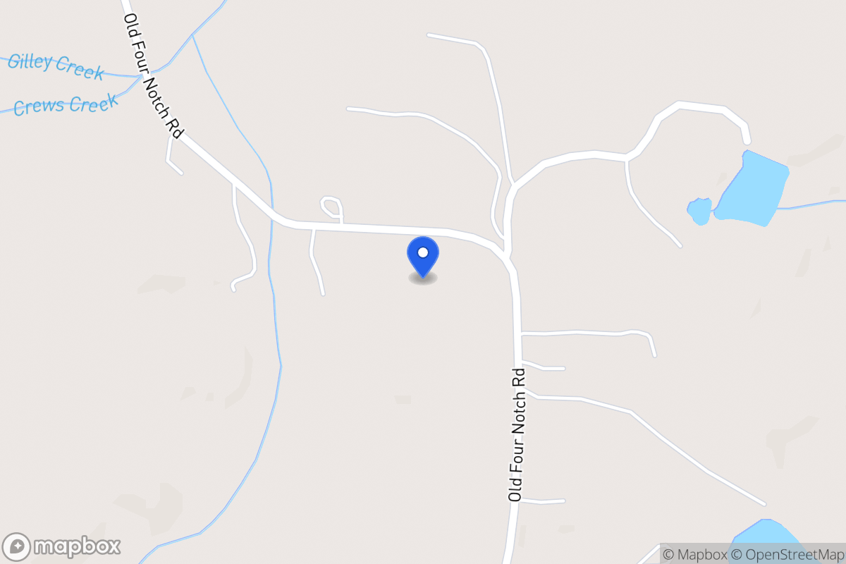 Map of 314 Old Four Notch Rd