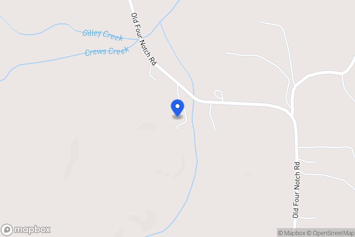 Map of 462 Old Four Notch Rd