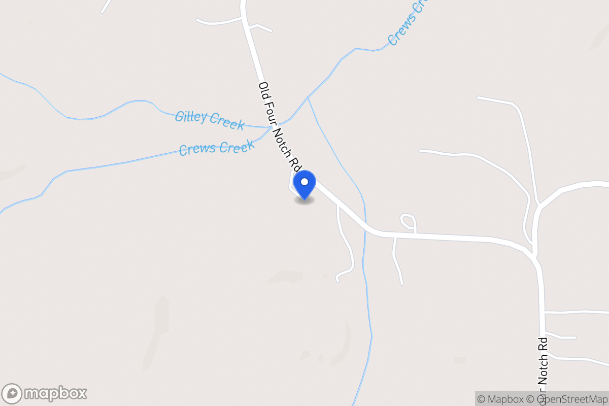 Map of 486 Old Four Notch Rd