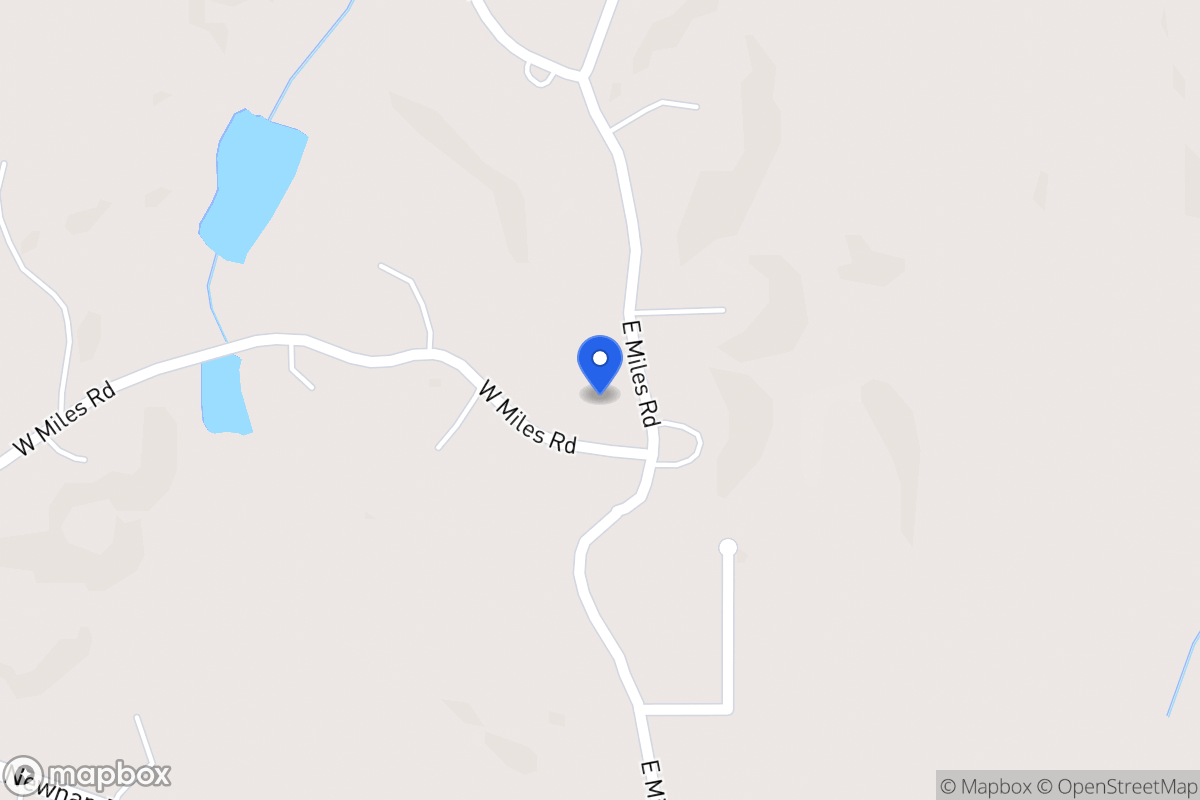 Map of 186 E Miles Rd
