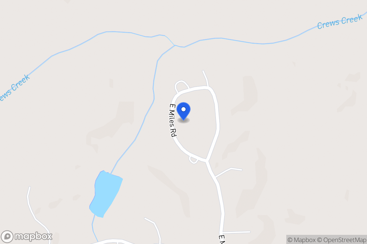 Map of 392 E Miles Rd