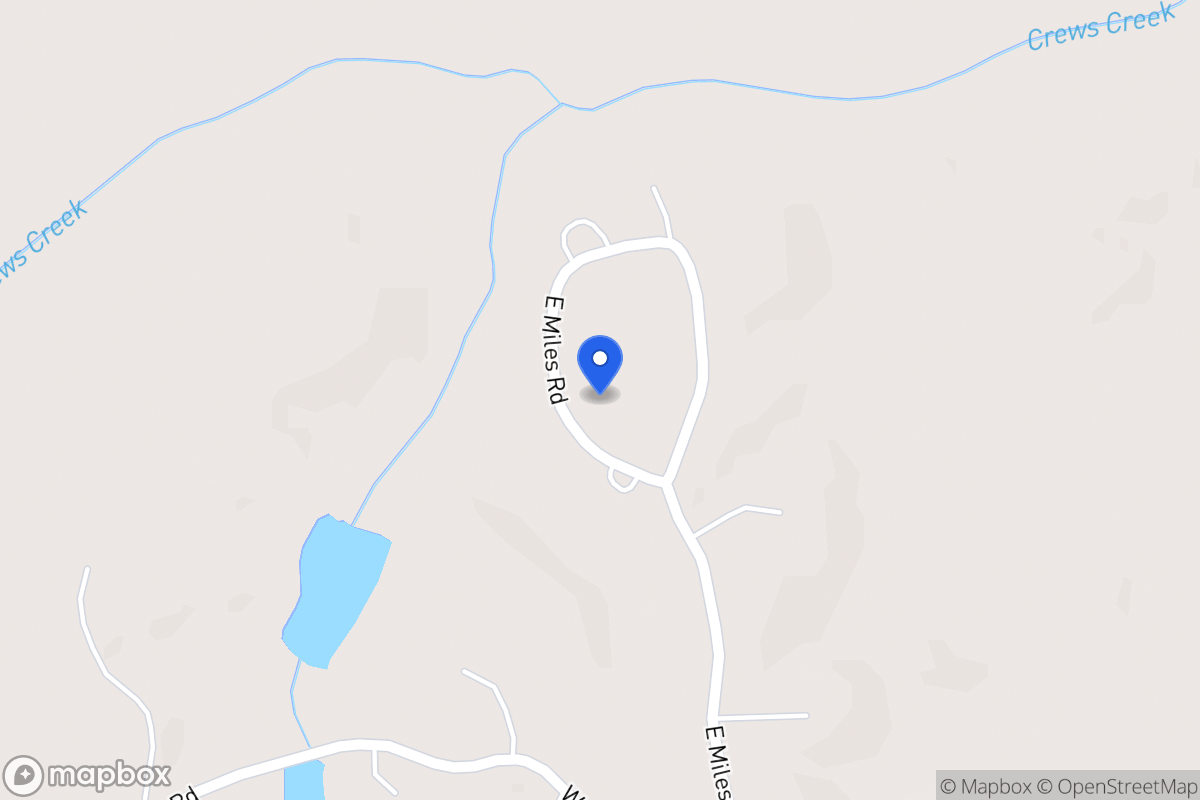 Map of 396 E Miles Rd