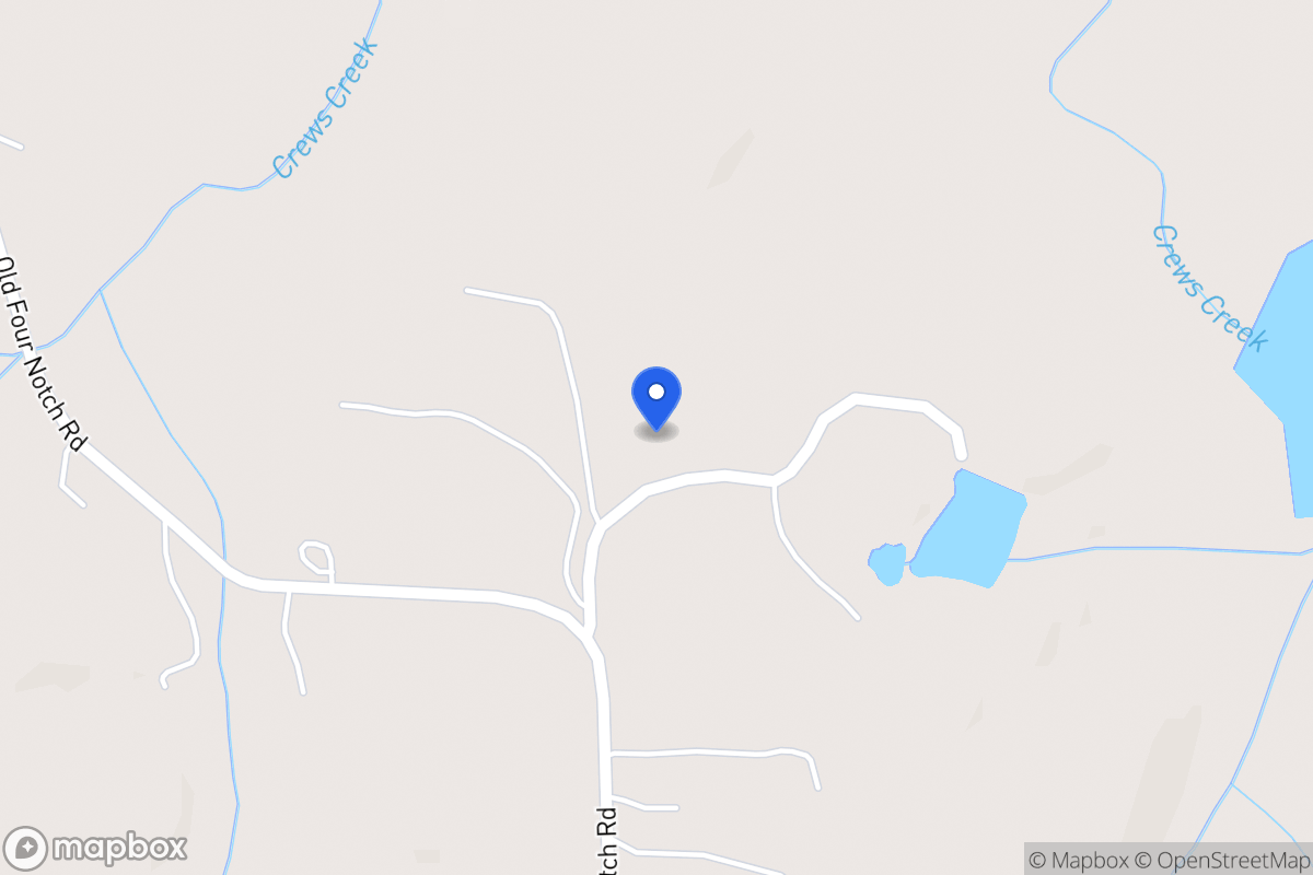 Map of 337 Old Four Notch Rd