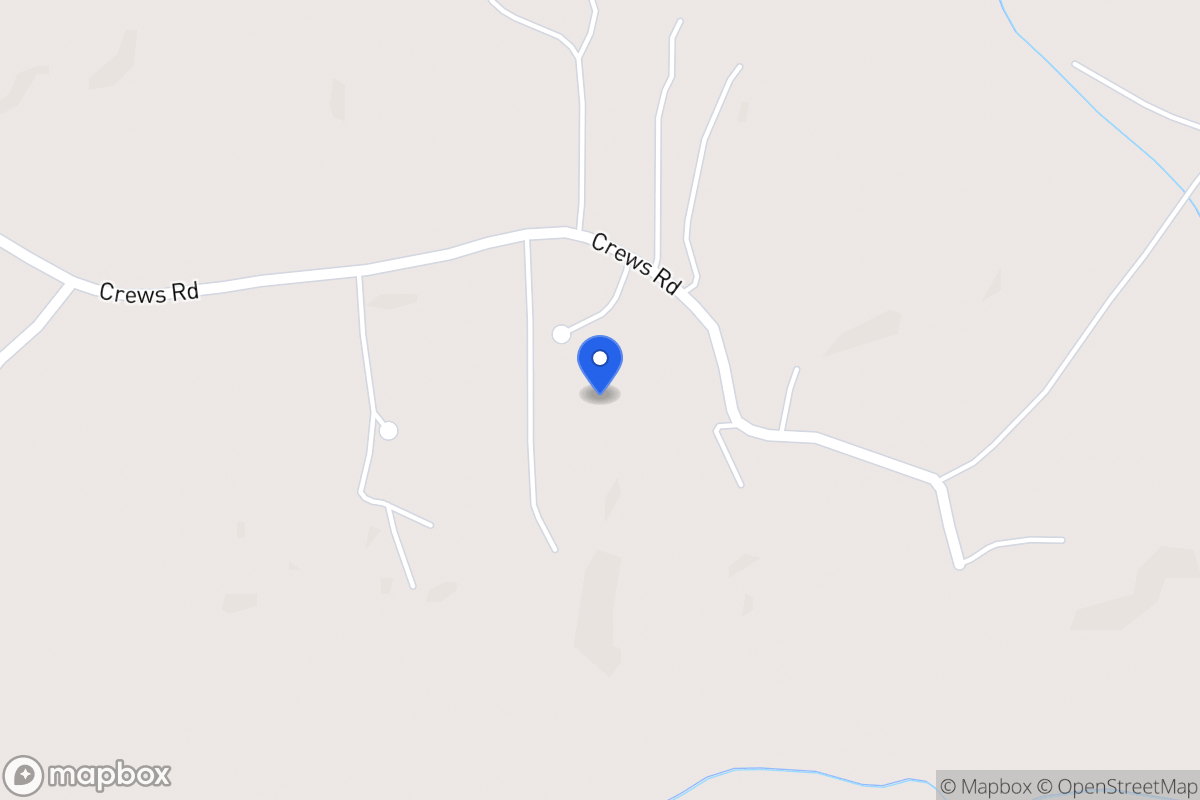 Map of 801 Crews Rd