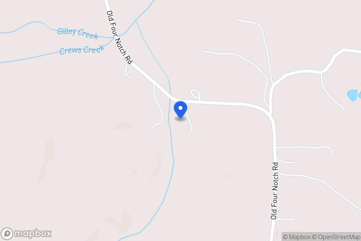 Map of 420 Old Four Notch Rd