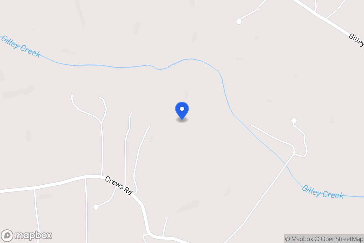 Map of 886 Crews Rd