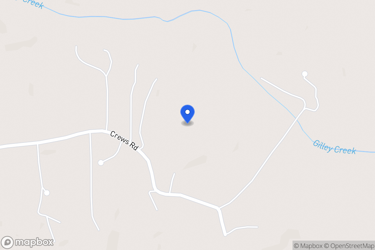 Map of 900 Crews Rd