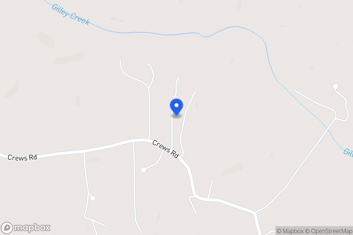 Map of 834 Crews Rd