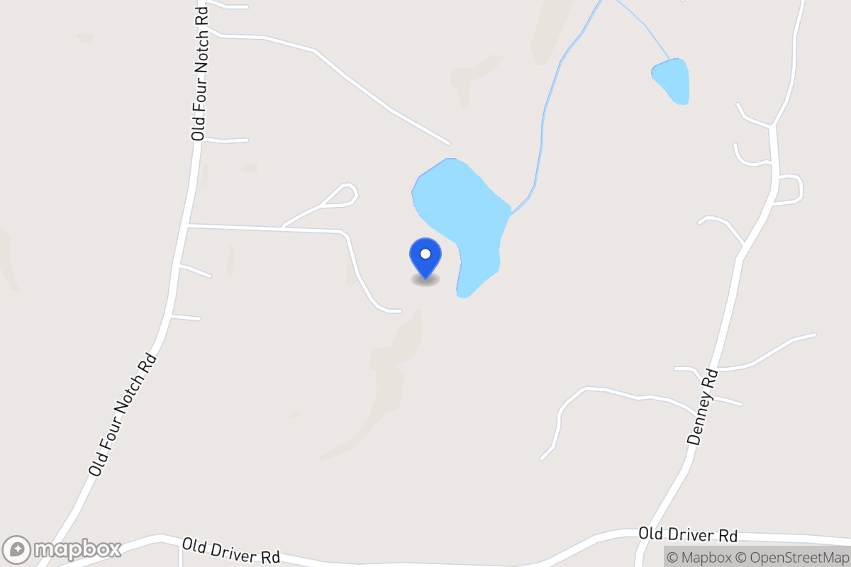 Map of 203 Old Four Notch Rd