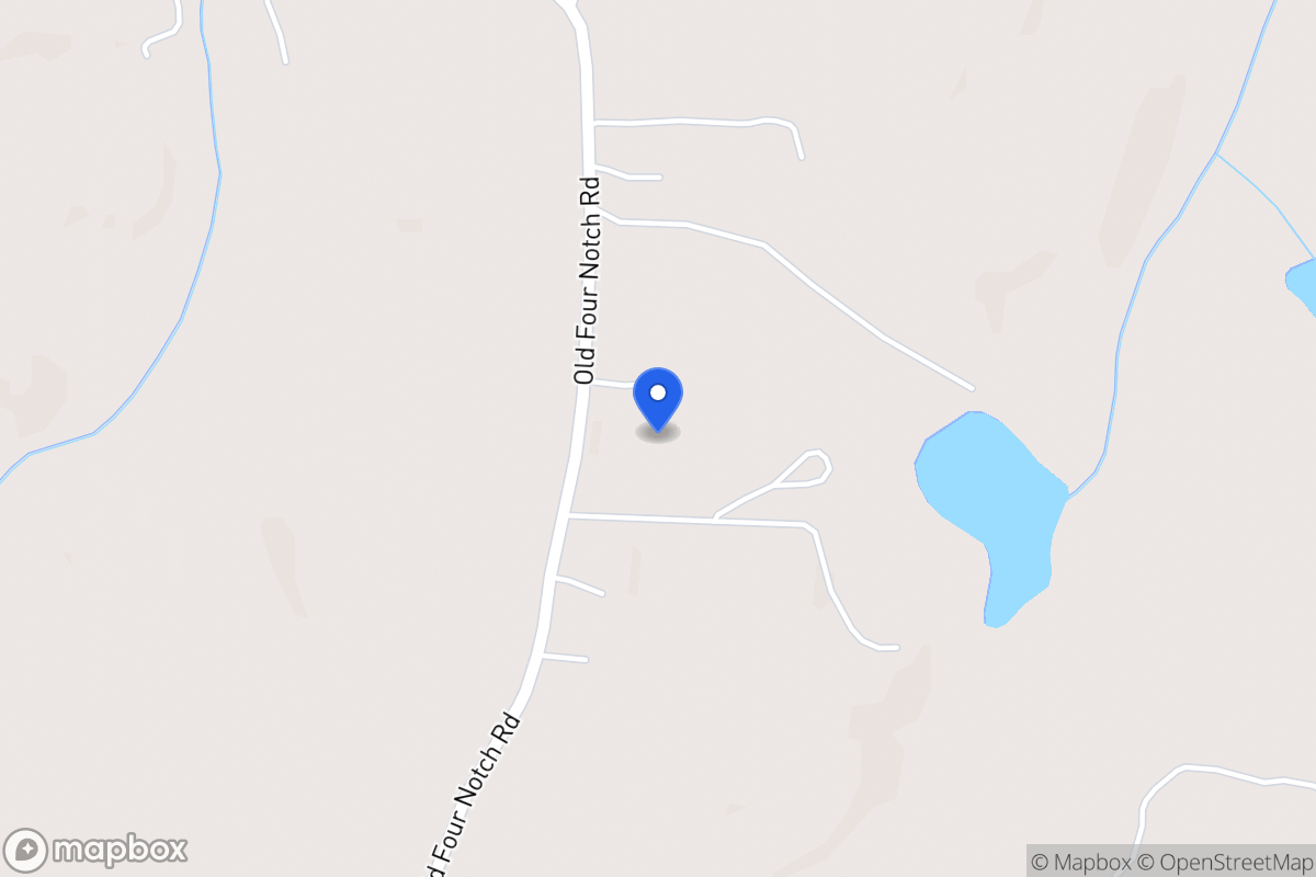 Map of 215 Old Four Notch Rd