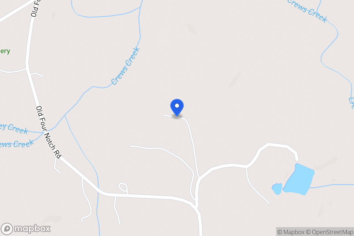 Map of 341 Old Four Notch Rd