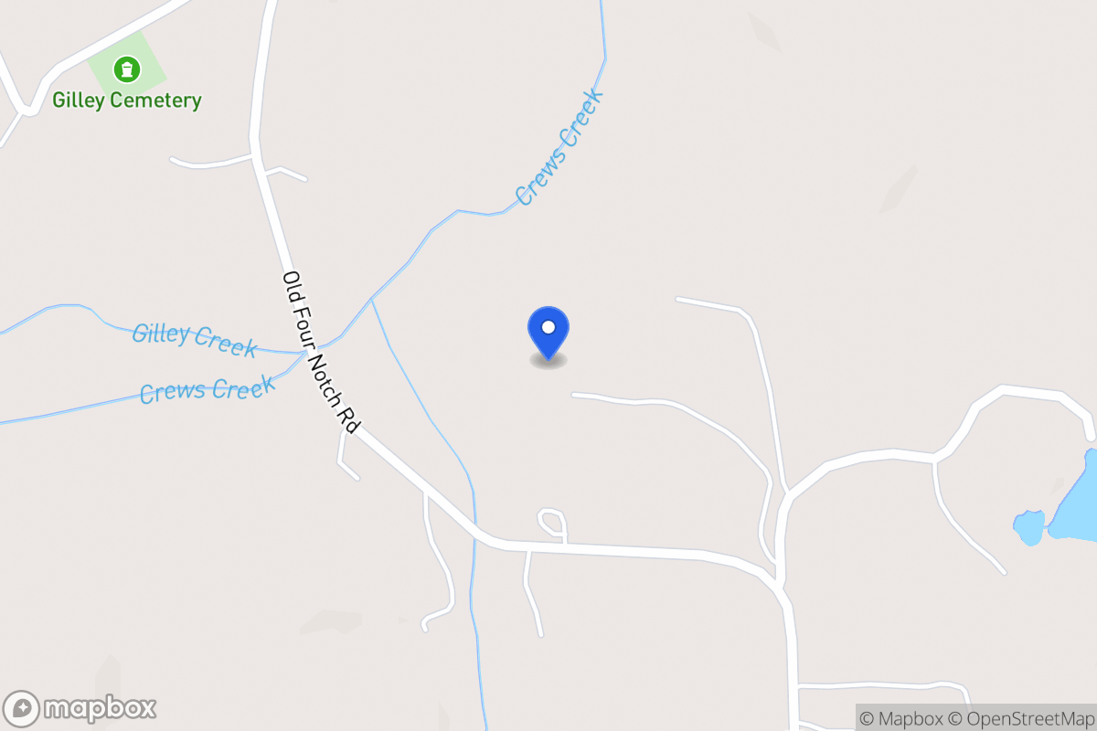 Map of 345 Old Four Notch Rd