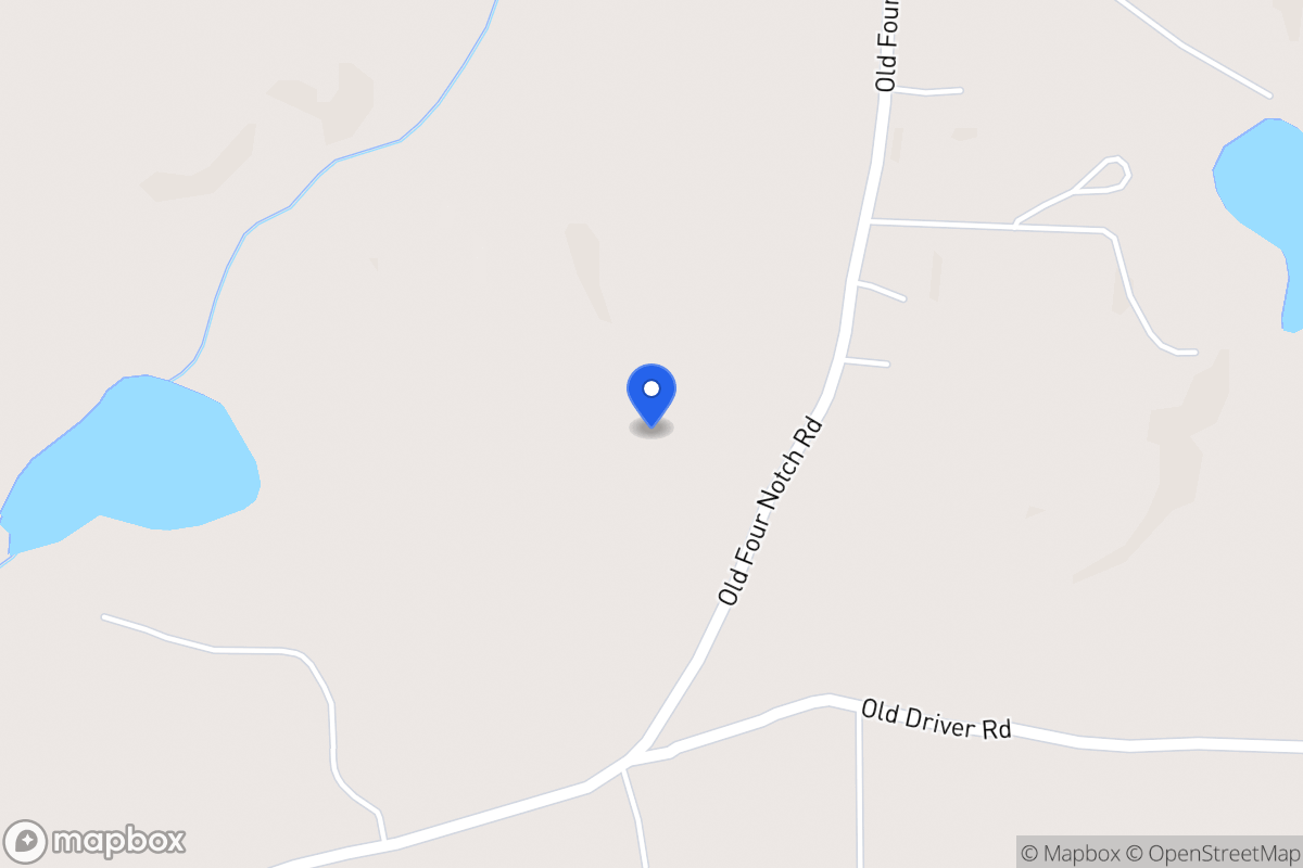 Map of 186 Old Four Notch Rd
