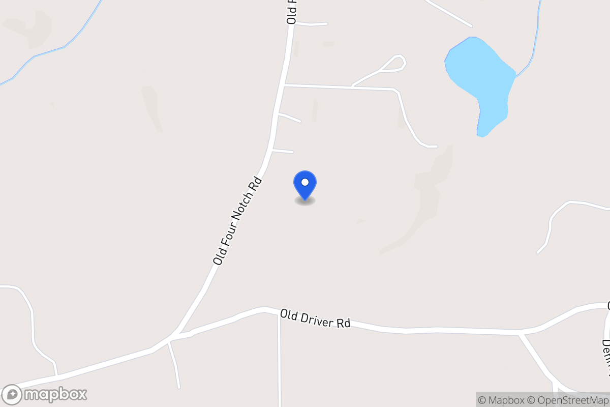 Map of 161 Old Four Notch Rd