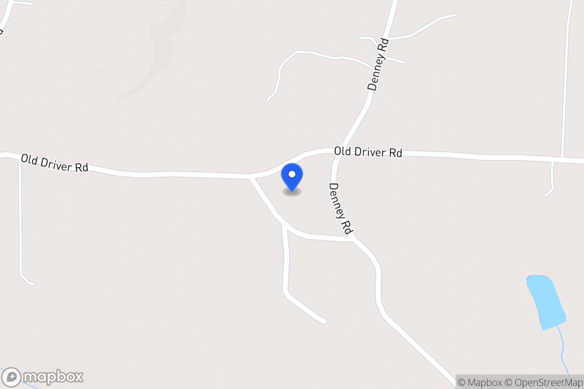 Map of 577 Old Driver Rd