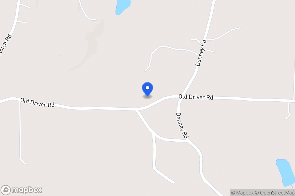 Map of 570 Old Driver Rd