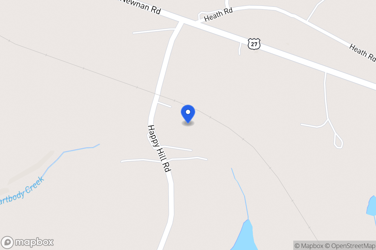 Map of 92 Happy Hill Rd