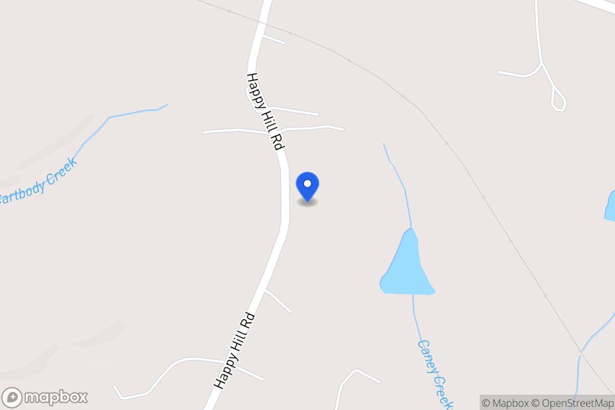 Map of 198 Happy Hill Rd