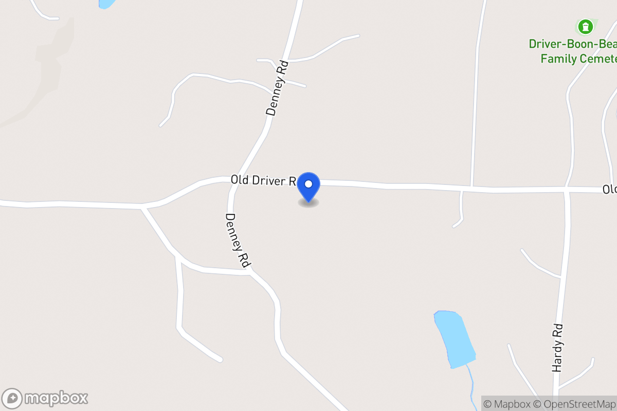 Map of 667 Old Driver Rd