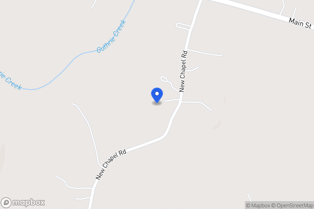Map of 264 New Chapel Rd