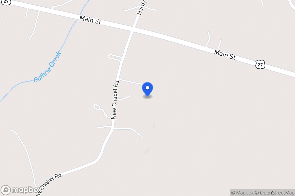 Map of 297 New Chapel Rd