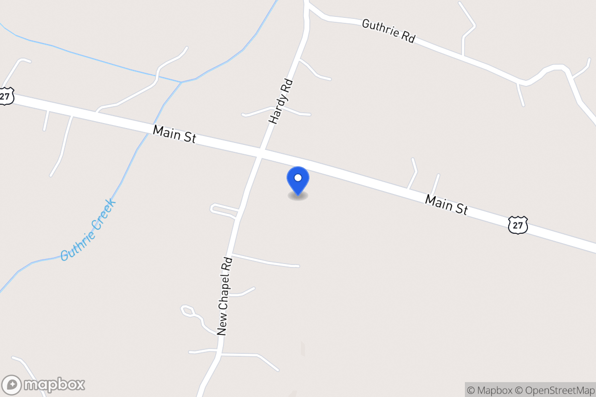 Map of 345 New Chapel Rd