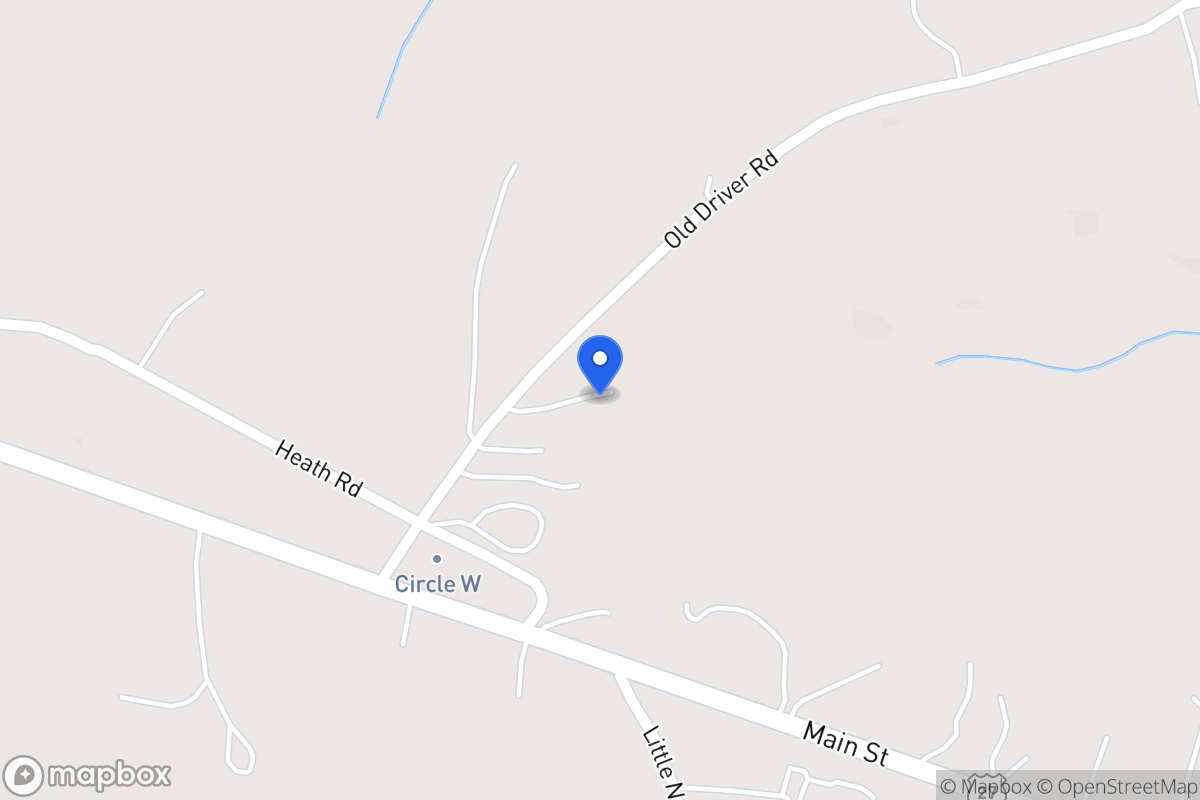 Map of 61 Old Driver Rd