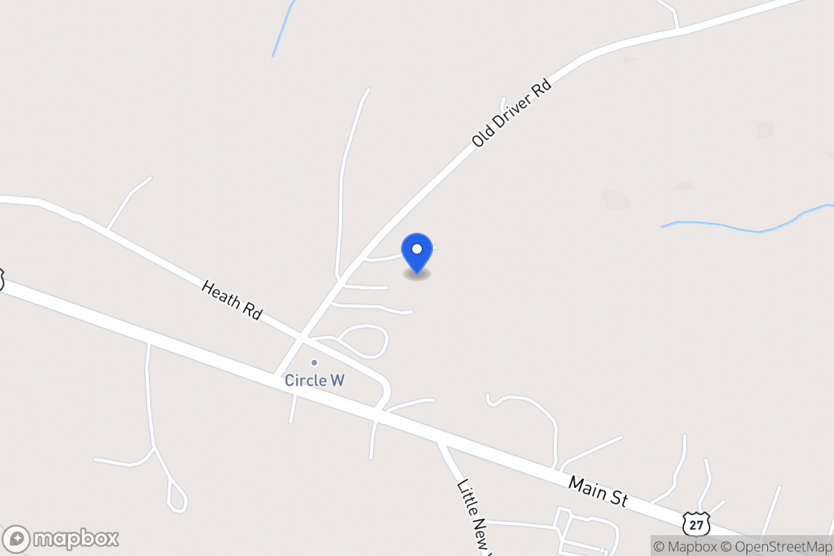 Map of 57 Old Driver Rd
