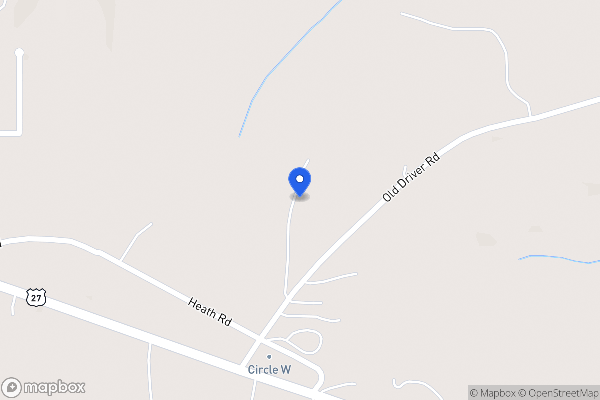 Map of 58 Old Driver Rd